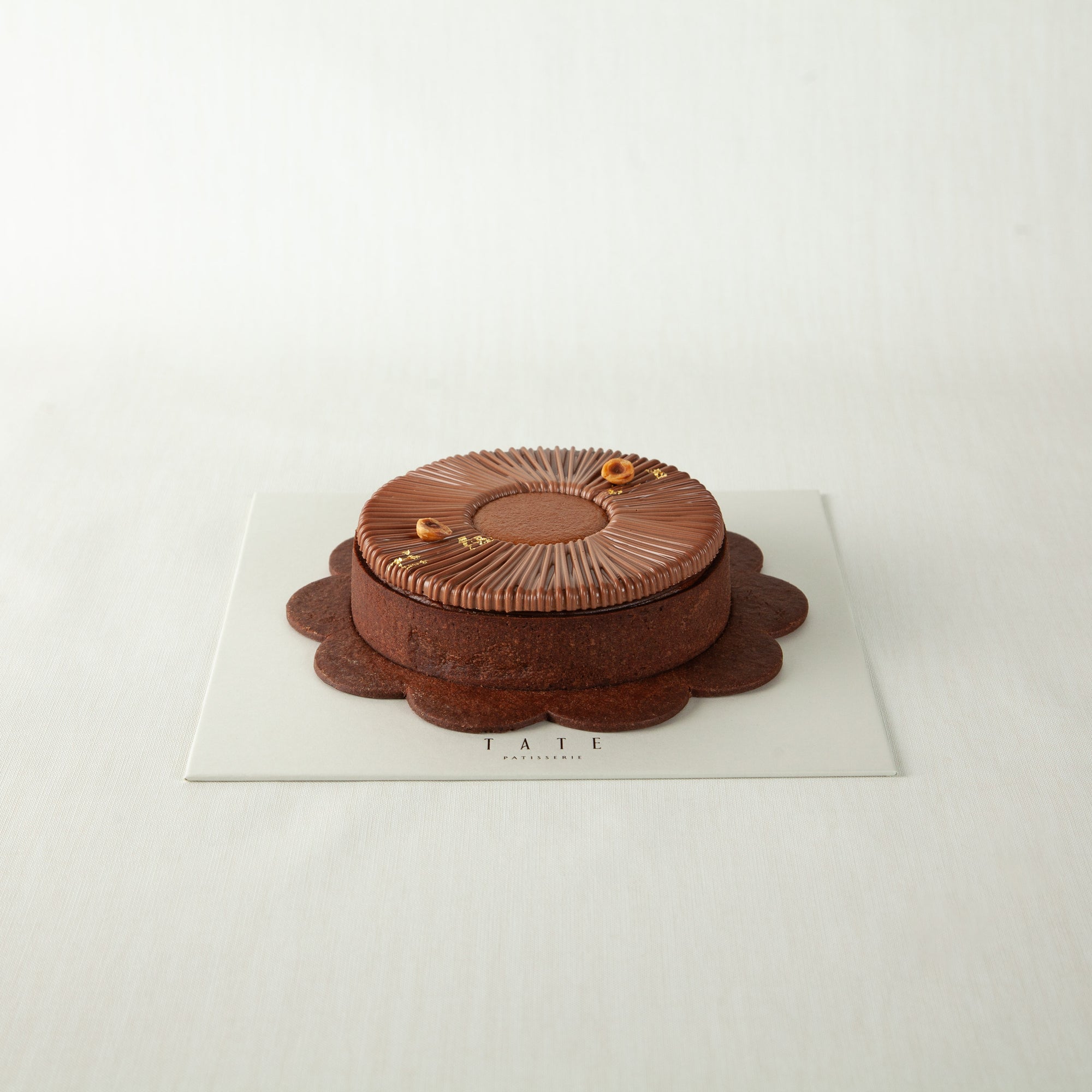 CHOCOLATE &amp; HAZELNUT SABAYON TART
