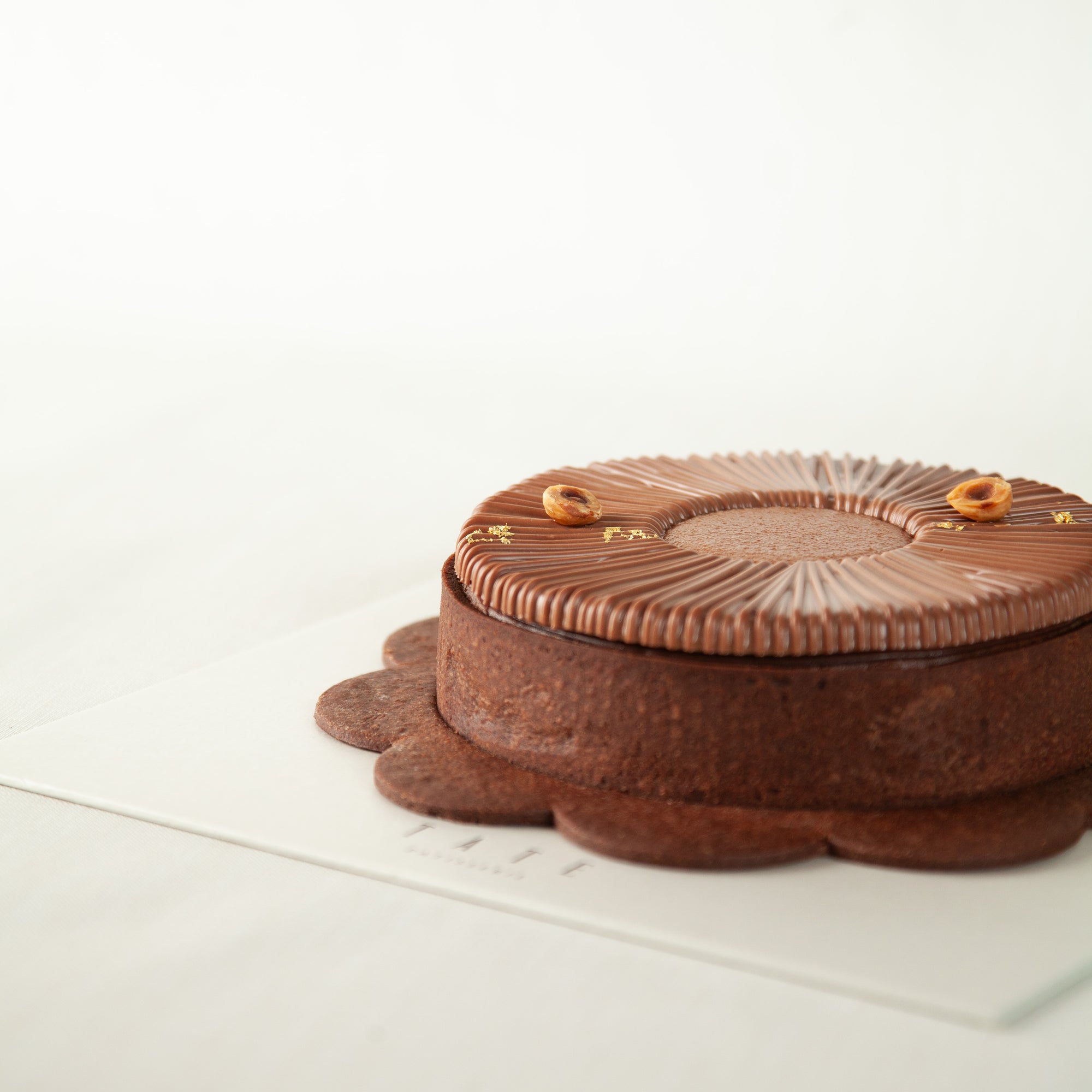 CHOCOLATE &amp; HAZELNUT SABAYON TART
